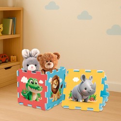 Juguetes construcción niños puzzle EVA animales 2