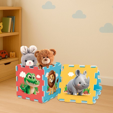Bloques construcción infantiles puzzle gigante Colorbaby