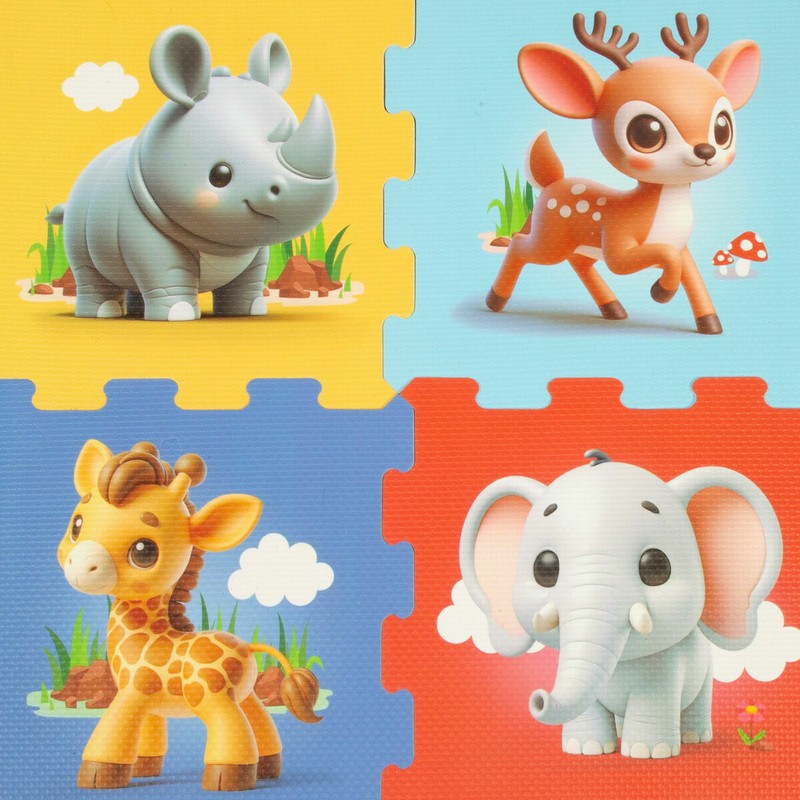 Construcción niños 3 años puzzle suelo