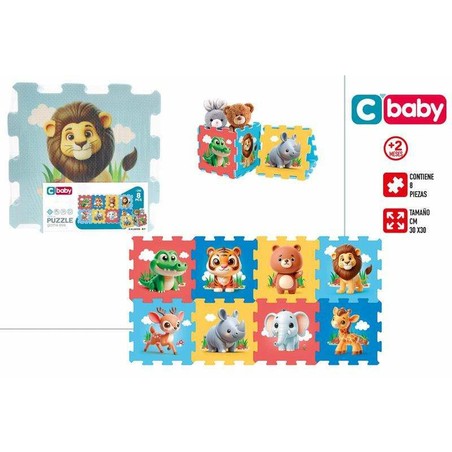 Puzzle Colorbaby animales multicolor para niños