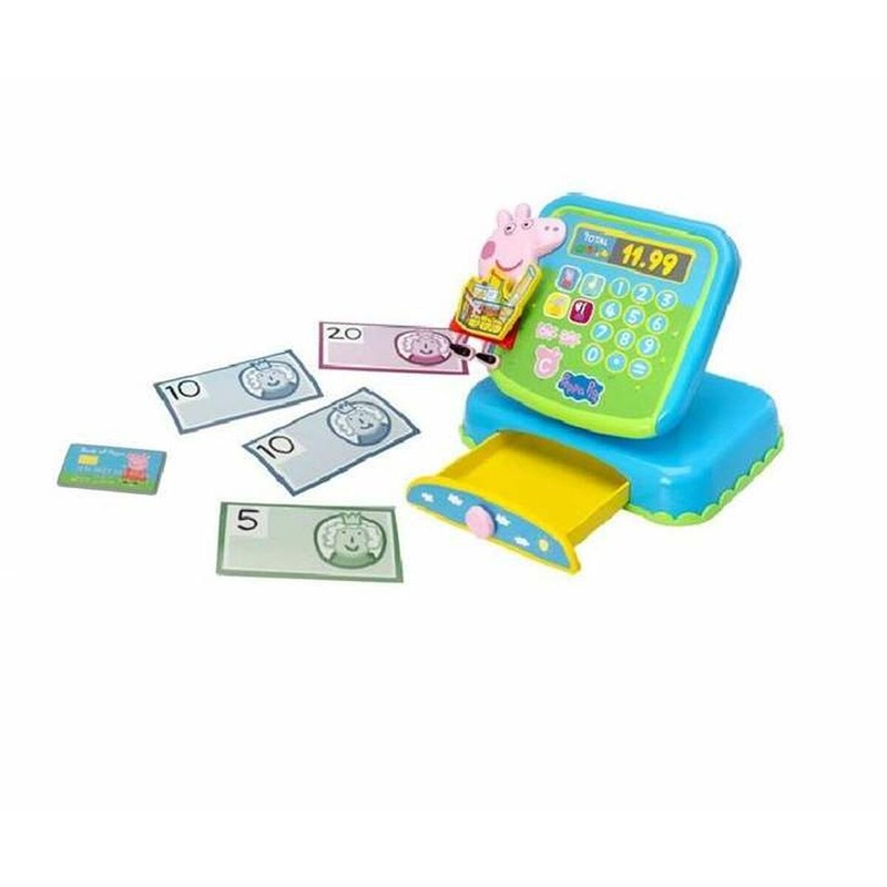 Caja registradora infantil Peppa Pig con dinero de juguete