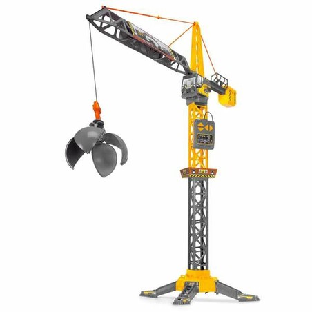 Grúa Smoby Mighty Crane lista para la aventura, complemento perfecto para **tren juguete madera**
