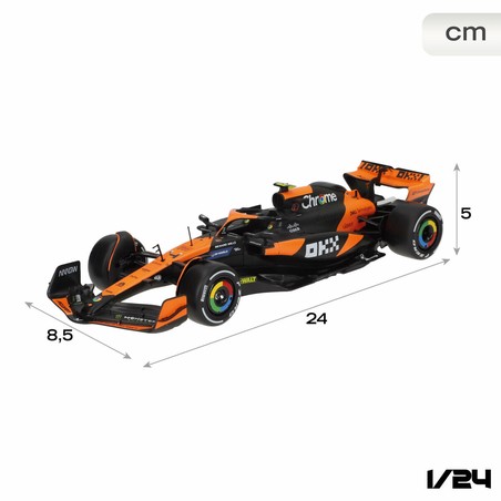Coche de colección F1 con función de sonido, escala 1:24