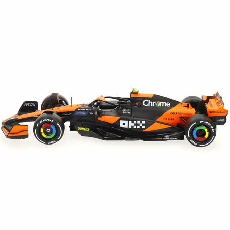 McLaren MCL38 miniatura, ideal para exhibir tu pasión por la Fórmula 1