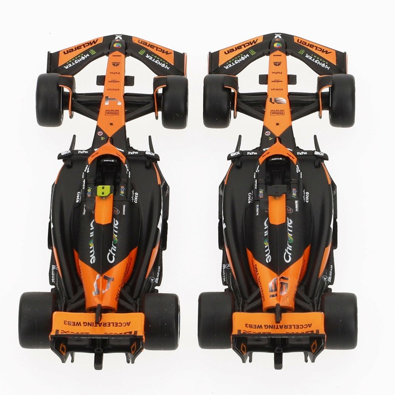 Bloques construcción infantiles con coches de carrera McLaren