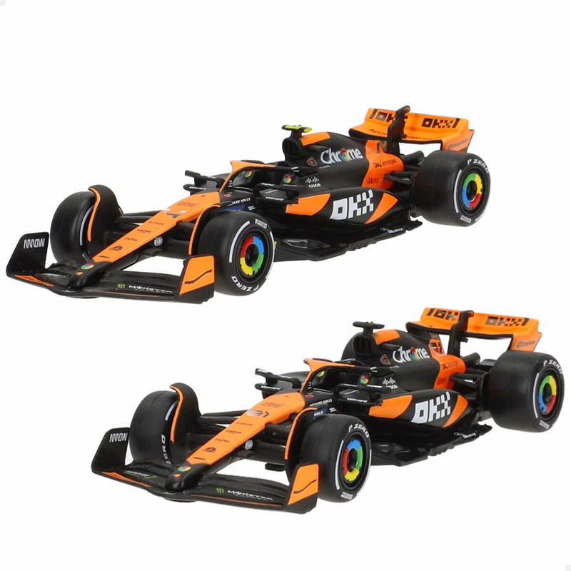 Colección de 6 coches de juguete McLaren F1 para futuros ingenieros