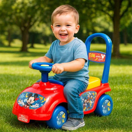 Construcción niños 3 años: Correpasillos Mickey Mouse para primeros pasos