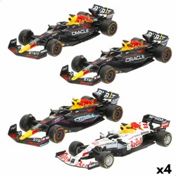 Juguetes construcción niños: coches Red Bull Verstappen 4 unidades