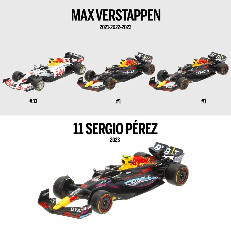 Set de coches Red Bull VERSTAP, inspiración para bloques apilables y juego creativo