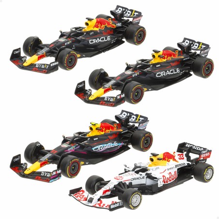 Colección de 4 coches Red Bull, como un set construcción 100 piezas de diversión