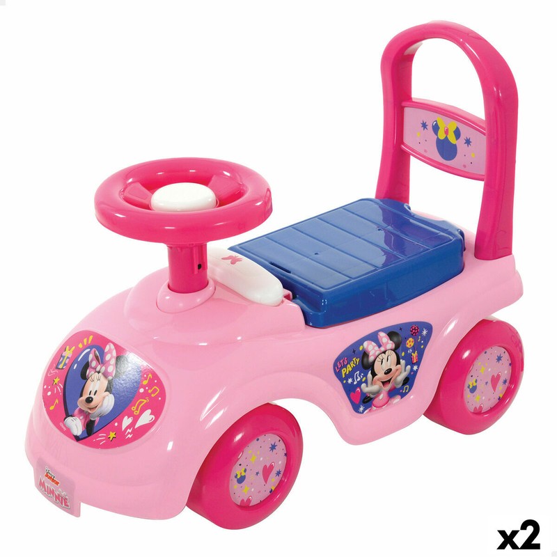 Juguetes construcción niños Correpasillos Minnie Mouse con teléfono