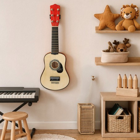 Juguete musical niños: guitarra Bontempi con diseño clásico