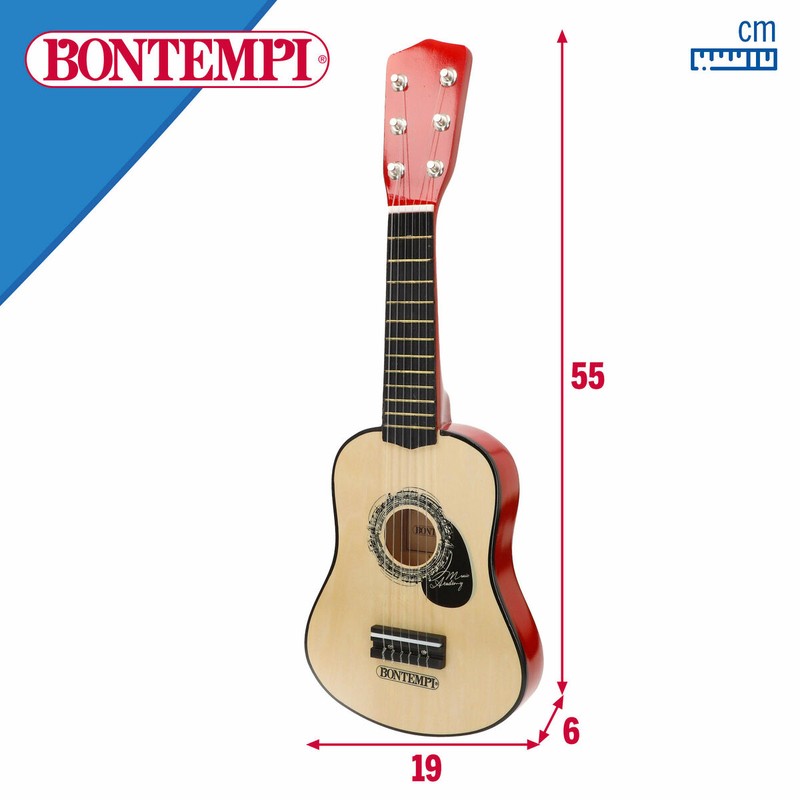 Instrumento musical para niños: pack de dos guitarras Bontempi