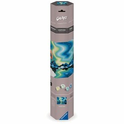 Set de pintura por números Ravensburger Creart Canvas, ideal para manualidades niños y adultos.