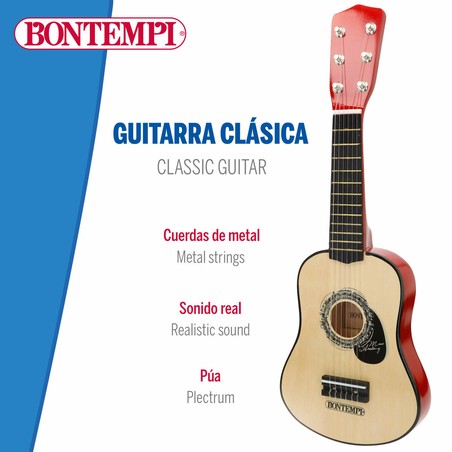Regalo niños 3 años: guitarra educativa de madera