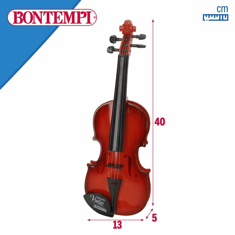Bloques apilables bebé: Violín Bontempi de plástico resistente.