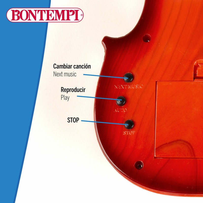 Violín Bontempi eléctrico: Ideal para el desarrollo musical infantil.