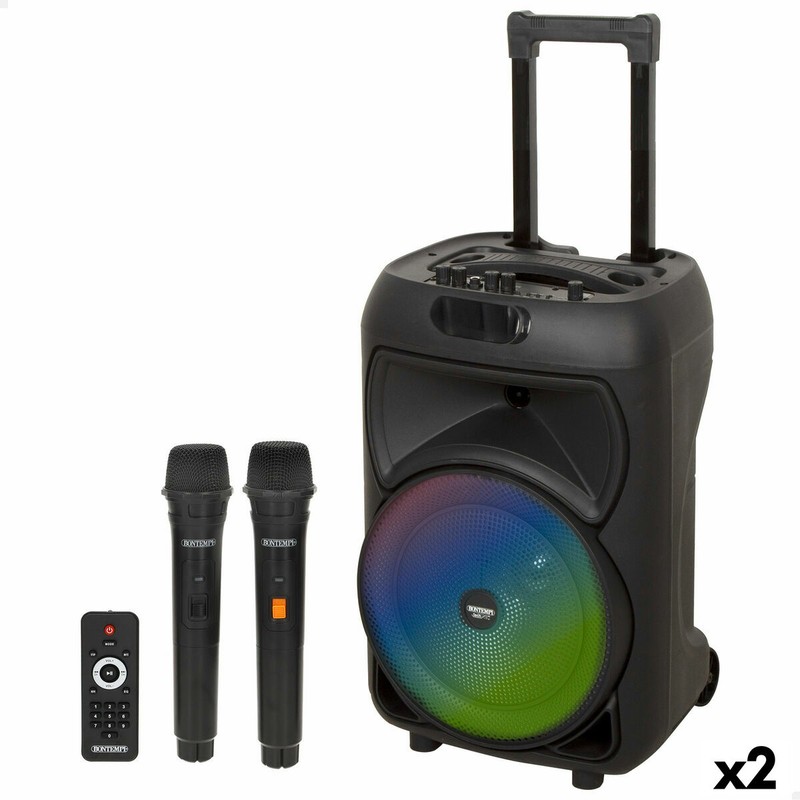 Altavoz Karaoke Bontempi con micrófono inalámbrico