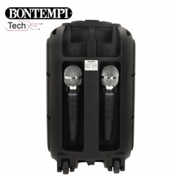Altavoz karaoke Bontempi con micrófono inalámbrico y luces 2