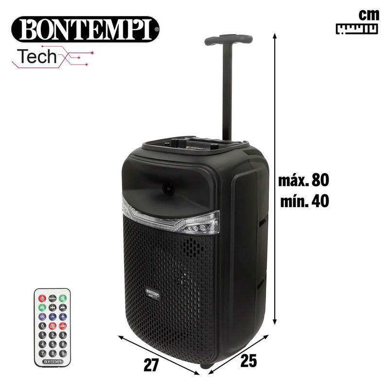 Altavoz con luces LED Bontempi para ambiente de fiesta