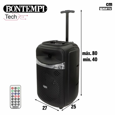 Altavoz con luces LED Bontempi para ambiente de fiesta