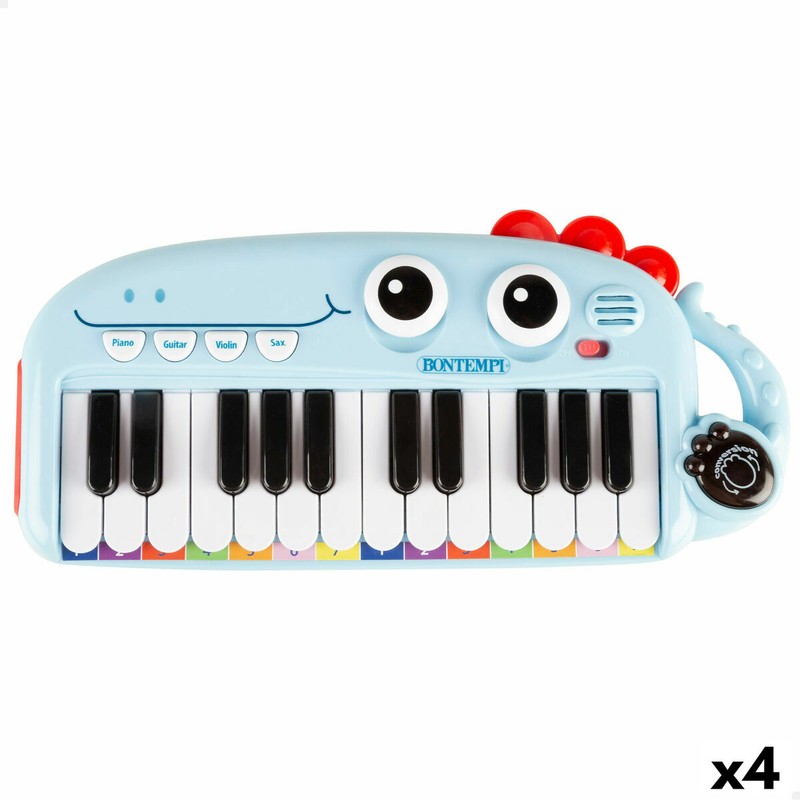piano educativo Bontempi Dino vista lateral