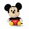 Llavero Mickey Mouse de peluche negro, vista frontal