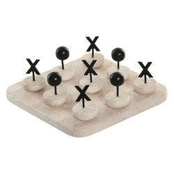 Juego Tres en Raya Moderno Home ESPRIT de mármol