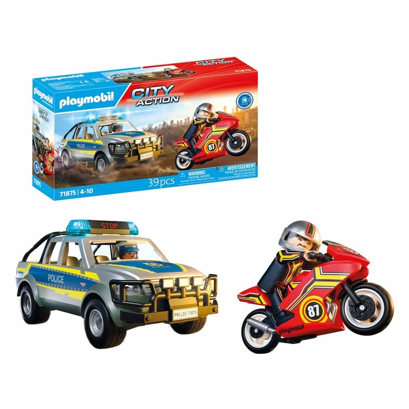 Playmobil City Action con personajes y elementos interactivos
