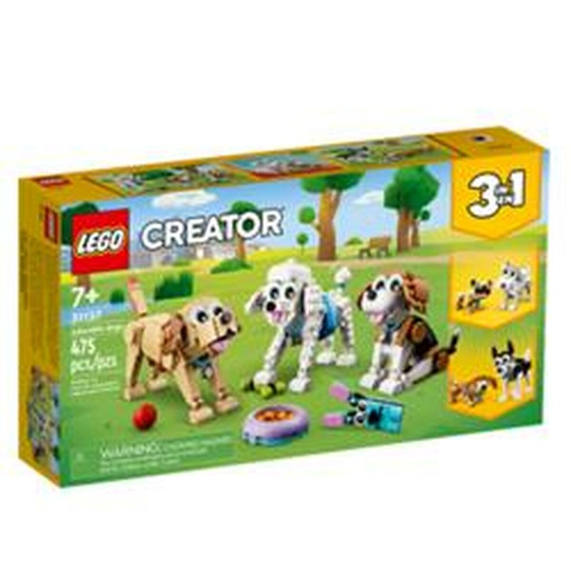 Juguetes construcción niños LEGO 31137 3 en 1, set creativo de 475 piezas.