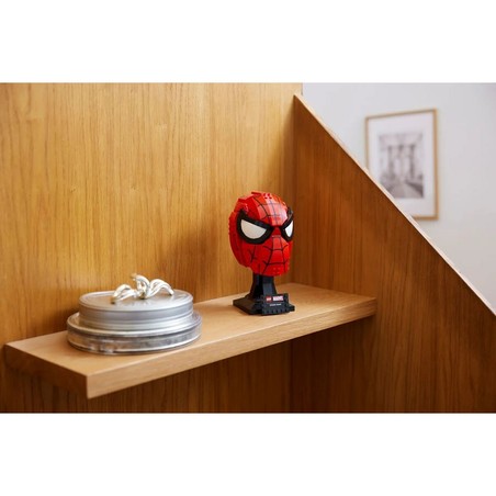 Set construcción Marvel Spider-Man con base de exhibición