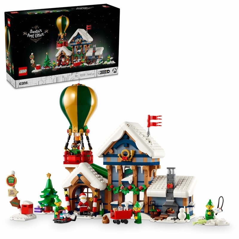 Juguetes construcción niños Lego ICONS Santa's Post Office