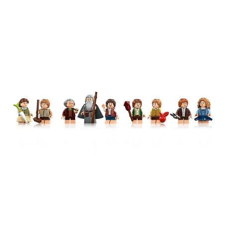 Maqueta LEGO The Shire: Vistas aéreas del paisaje Hobbit