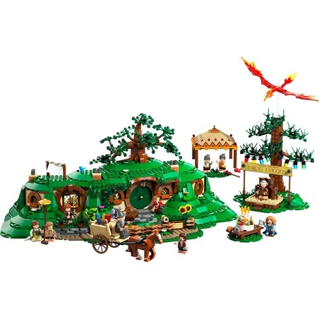 Colección LEGO El Señor de los Anillos: Acabado del modelo La Comarca
