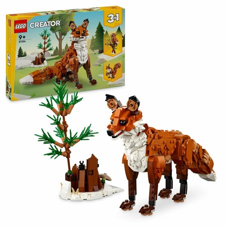 Juguetes construcción niños - LEGO Creator Red Fox 31154