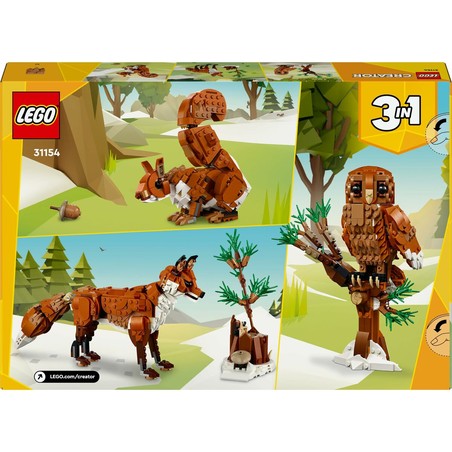 Bloques construcción infantiles - LEGO Creator 31154 zorro