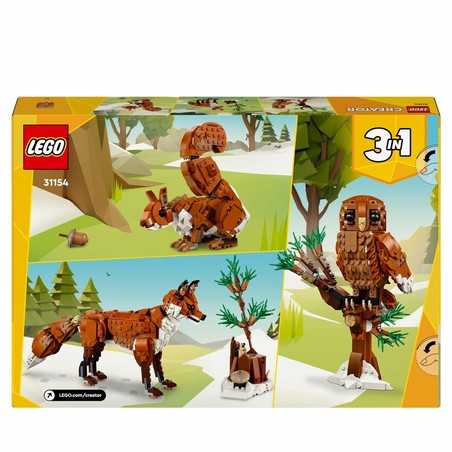 Juguete construcción motricidad fina - LEGO Red Fox