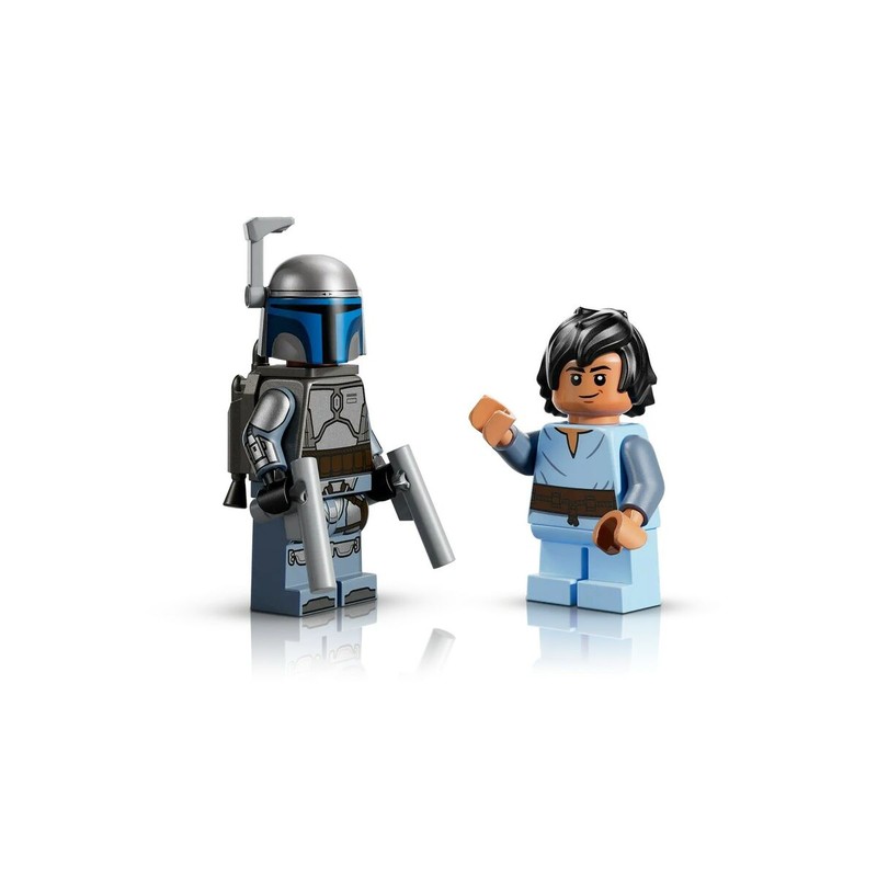Vista trasera de la nave LEGO de Jango Fett