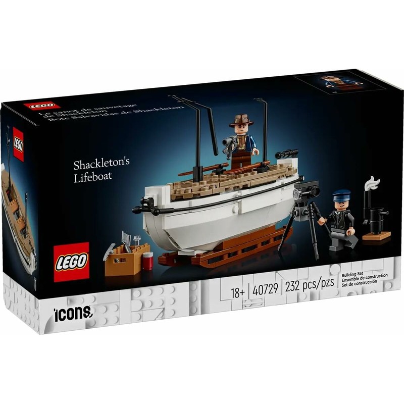 Set construcción Lego ICONS barcos histórico para adultos