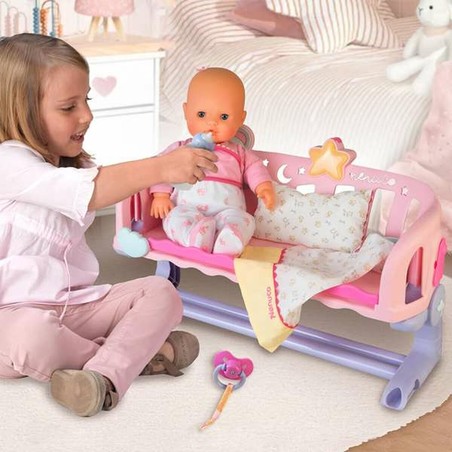 Muñeca bebé Famosa Sleep con detalles que emulan bloques madera ecológicos