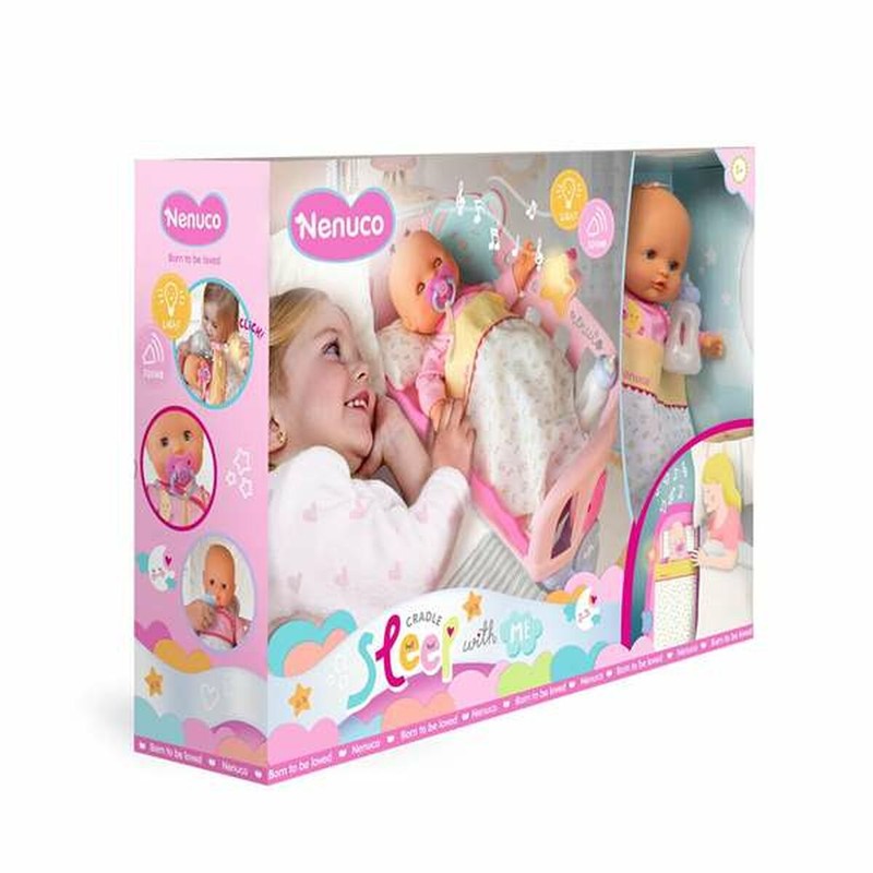 Muñeca Famosa Sleep con set construcción 100 piezas de imaginación
