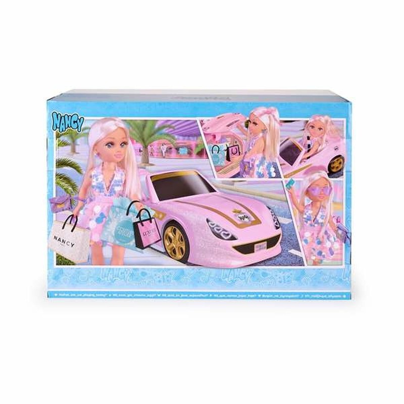 Muñeca Nancy con vestido rosa y detalles, regalo perfecto
