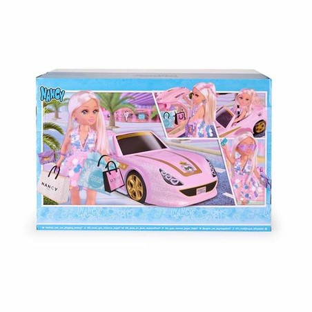 Muñeca Nancy con vestido rosa y detalles, regalo perfecto