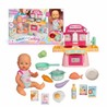 Muñeca Bebé Magic Cooking Famosa con accesorios de cocina