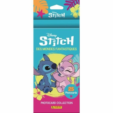 Cromos Panini Stitch Fantasy Worlds - Pack 25 piezas Disney