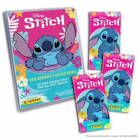 Cromos infantiles Stitch de la colección Fantasy Worlds