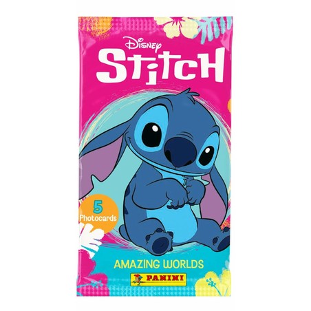 Cromos coleccionables Stitch de Panini, ideal para álbumes