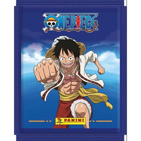 Detalle de cromos One Piece Road to Egghead, calidad Panini