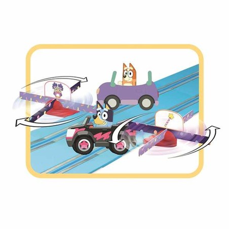 Pista de carreras infantil Bluey, diversión asegurada