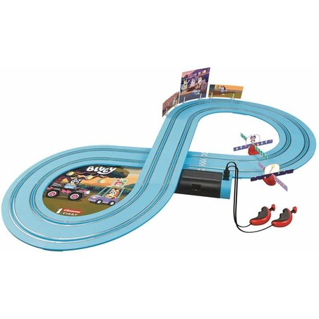 Garaje coches juguete Bluey para pequeños pilotos